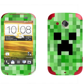   «Creeper face - Minecraft»   HTC Desire C