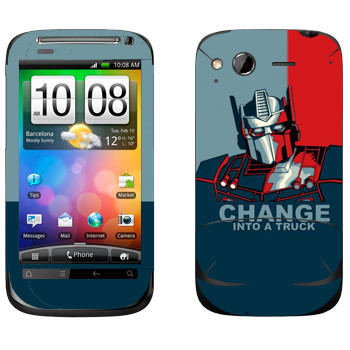   « : Change into a truck»   HTC Desire S