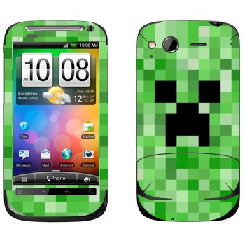   «Creeper face - Minecraft»   HTC Desire S