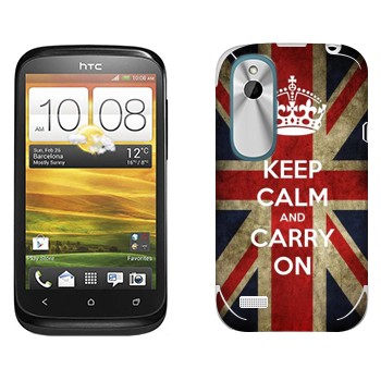   «Keep calm and carry on»   HTC Desire X