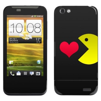   «I love Pacman»   HTC One V