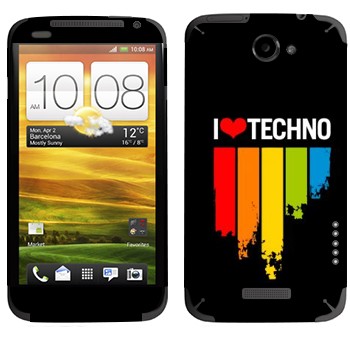   «I love techno»   HTC One X