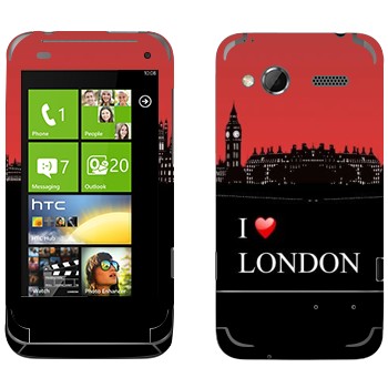   «I love London»   HTC Radar