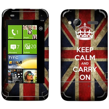   «Keep calm and carry on»   HTC Radar
