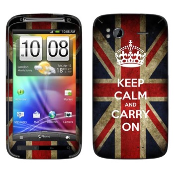   «Keep calm and carry on»   HTC Sensation XE
