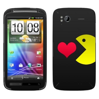   «I love Pacman»   HTC Sensation