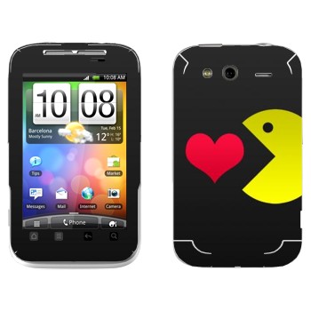   «I love Pacman»   HTC Wildfire S