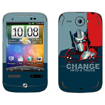   « : Change into a truck»   HTC Wildfire