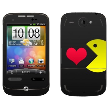   «I love Pacman»   HTC Wildfire