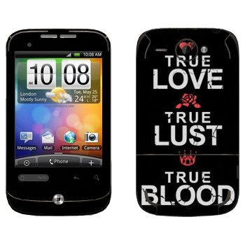   «True Love - True Lust - True Blood»   HTC Wildfire