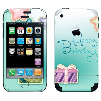   «Happy birthday»   Apple iPhone 2G
