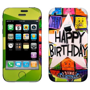   «  Happy birthday»   Apple iPhone 2G