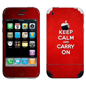  «Keep calm and carry on - »   Apple iPhone 2G