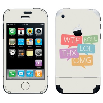   «WTF, ROFL, THX, LOL, OMG»   Apple iPhone 2G