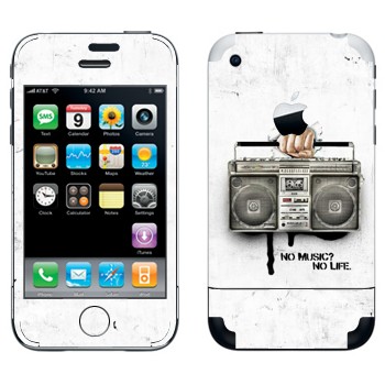   « - No music? No life.»   Apple iPhone 2G