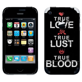   «True Love - True Lust - True Blood»   Apple iPhone 2G