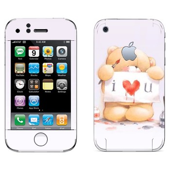   «  - I love You»   Apple iPhone 3G