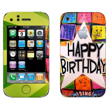   «  Happy birthday»   Apple iPhone 3G