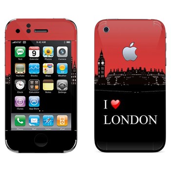  «I love London»   Apple iPhone 3G