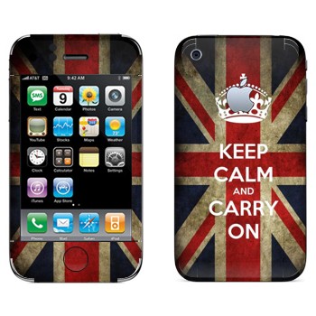   «Keep calm and carry on»   Apple iPhone 3G