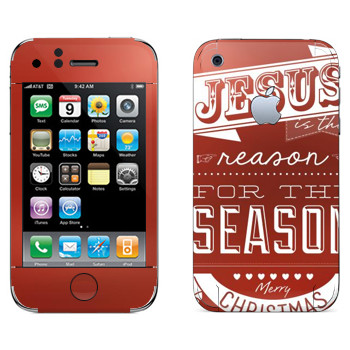   «Jesus is the reason for the season»   Apple iPhone 3G