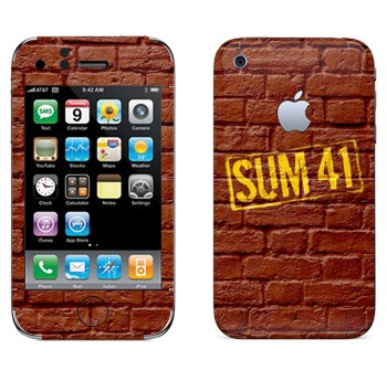   «- Sum 41»   Apple iPhone 3G