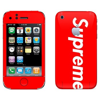   «Supreme   »   Apple iPhone 3GS
