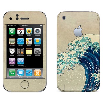   «The Great Wave off Kanagawa - by Hokusai»   Apple iPhone 3GS