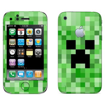   «Creeper face - Minecraft»   Apple iPhone 3GS