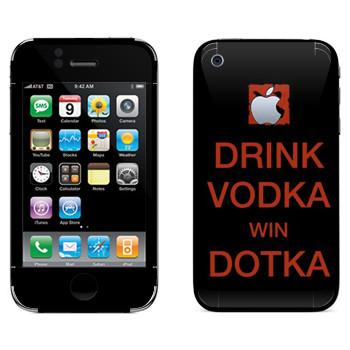   «Drink Vodka With Dotka»   Apple iPhone 3GS
