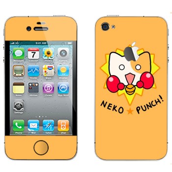   «Neko punch - Kawaii»   Apple iPhone 4