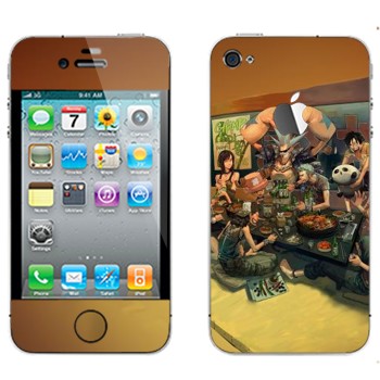   «One Piece - »   Apple iPhone 4