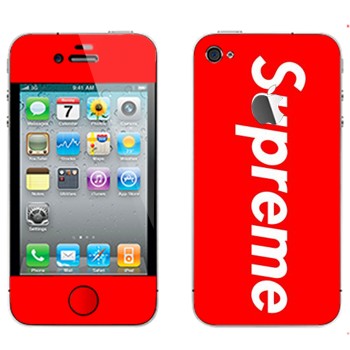  «Supreme   »   Apple iPhone 4