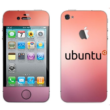   «Ubuntu»   Apple iPhone 4