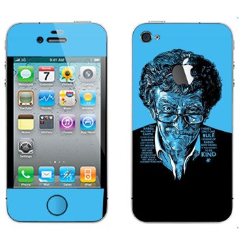   «Kurt Vonnegut : Got to be kind»   Apple iPhone 4
