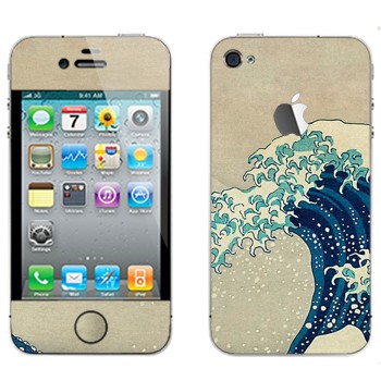   «The Great Wave off Kanagawa - by Hokusai»   Apple iPhone 4