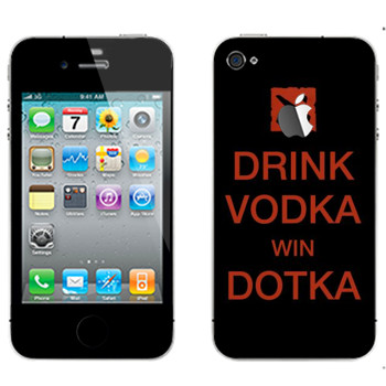   «Drink Vodka With Dotka»   Apple iPhone 4