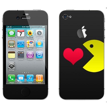   «I love Pacman»   Apple iPhone 4