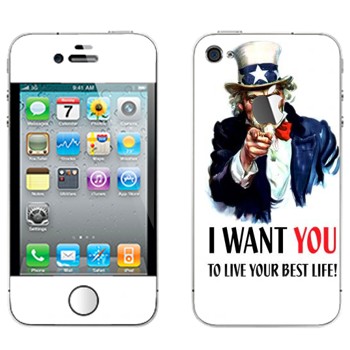   « : I want you!»   Apple iPhone 4