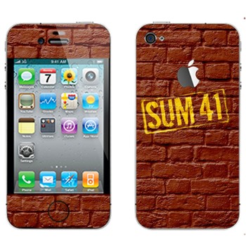   «- Sum 41»   Apple iPhone 4