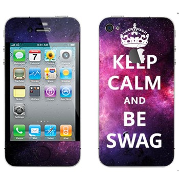   «Keep Calm and be SWAG»   Apple iPhone 4