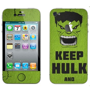   «Keep Hulk and»   Apple iPhone 4