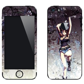 Виниловая наклейка «Реви - Черная лагуна» на телефон Apple iPhone 5