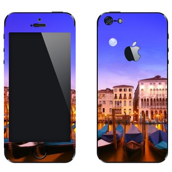 Виниловая наклейка «Гондолы - Венеция» на телефон Apple iPhone 5