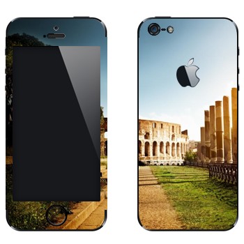 Виниловая наклейка «Колизей - Рим» на телефон Apple iPhone 5