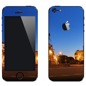 Виниловая наклейка «Санкт-Петербург» на телефон Apple iPhone 5