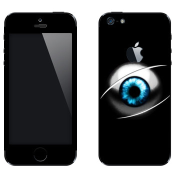 Виниловая наклейка «Глазное яблоко» на телефон Apple iPhone 5