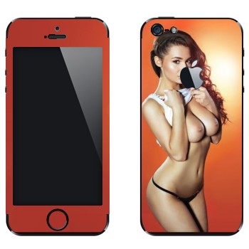 Виниловая наклейка «Beth Humphreys» на телефон Apple iPhone 5