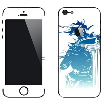 Виниловая наклейка «Final Fantasy 13 лого» на телефон Apple iPhone 5