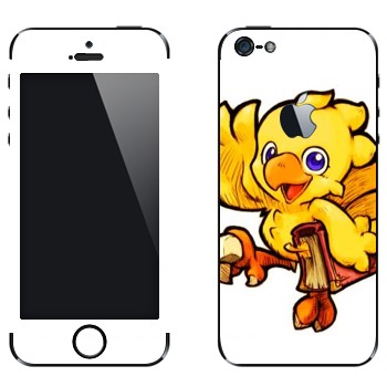 Виниловая наклейка «Чокобо - Final Fantasy» на телефон Apple iPhone 5